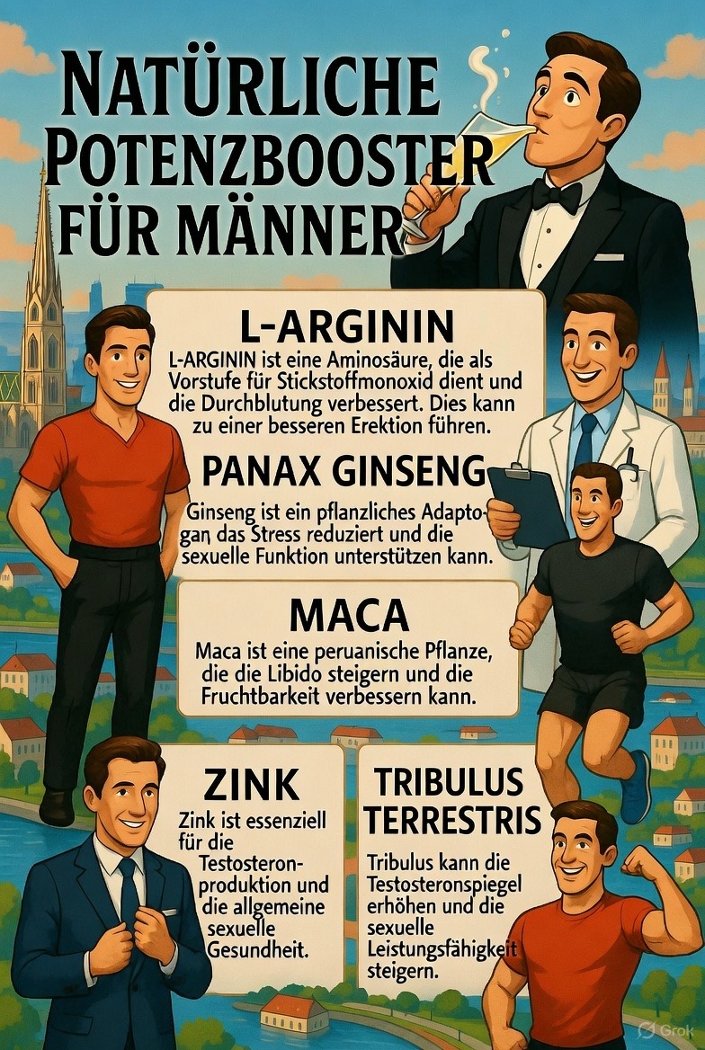 Standhaft wie ein Würstelstand um 4 Uhr morgens – Natürliche Potenz-Booster, die wirklich stehen!